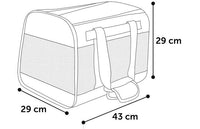 Thumbnail for Flamingo Hakon Dog Carrying Bag Black - Black