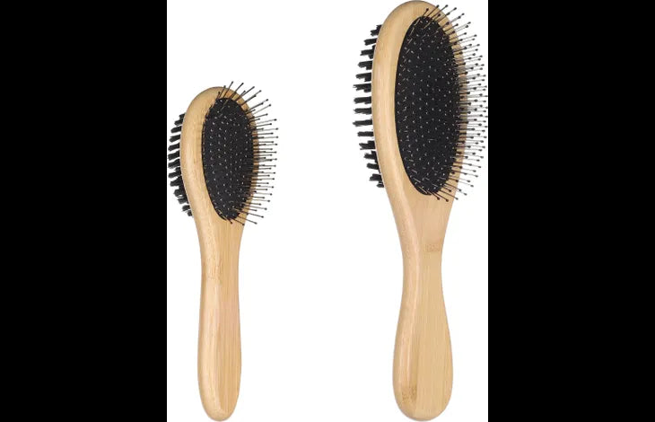 Flamingo Bristle & Pin Babu Dog Brush - Small