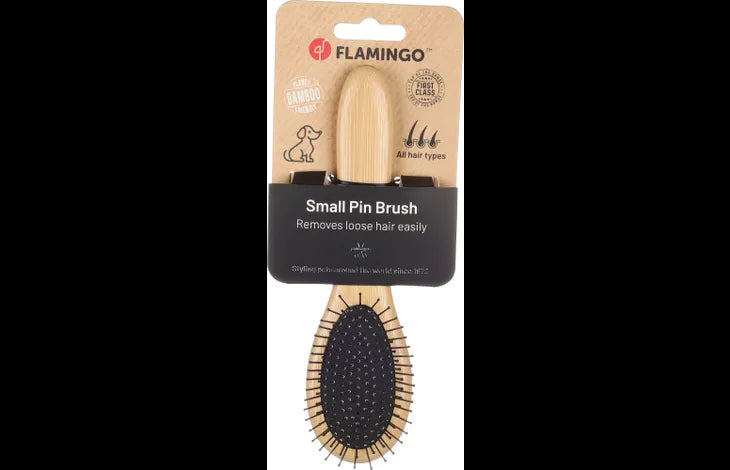 Flamingo Pin Brush Babu Dog Brush - Small