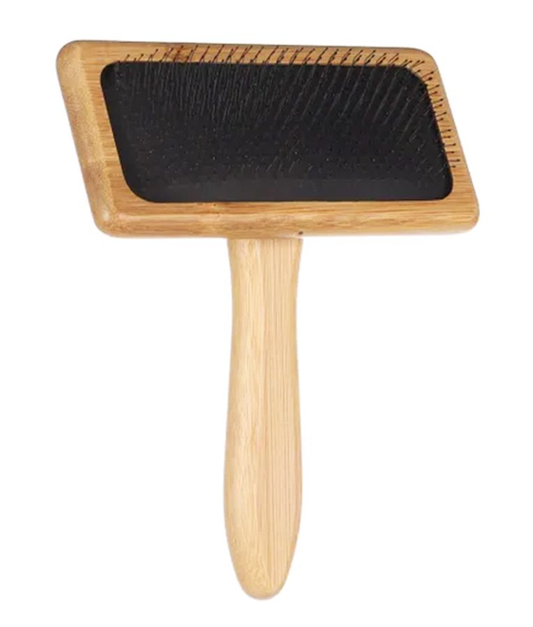 Flamingo Slicker Brush Babu Smooth & Shiny Dog Brush - Large