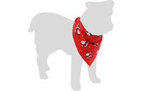 Thumbnail for Flamingo Mik Red Christmas Dog Bandana - Red