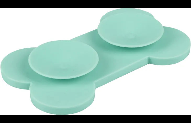 Flamingo Yummy Silicone Bone Lick Pad - Mint Green Small