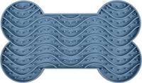 Flamingo Yummy Silicone Bone Lick Pad - Mint Green MEDIUM