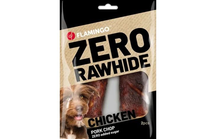 Flamingo Chicken & Pork Chop Dog Treats 2pcs 80g - 80g