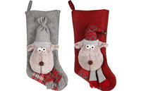 Thumbnail for Flamingo Renda Reindeer Sock Christmas Cat Toy -