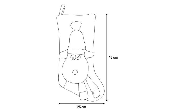 Flamingo Renda Reindeer Sock Christmas Cat Toy -