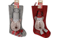 Thumbnail for Flamingo Renda Reindeer Sock Christmas Cat Toy -