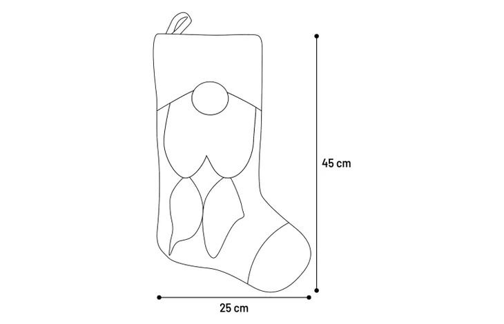 Flamingo Barda Gnome Sock Christmas Cat Toy -