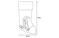 Thumbnail for Flamingo Westley Sock Christmas Dog Toy Grey - Grey