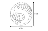 Thumbnail for Flamingo Growi Dental Ball Rubber Dog Toy White/Green 8cm - 8cm