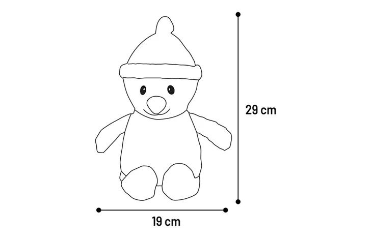 Flamingo Swetta Squeaky Christmas Dog Toy -