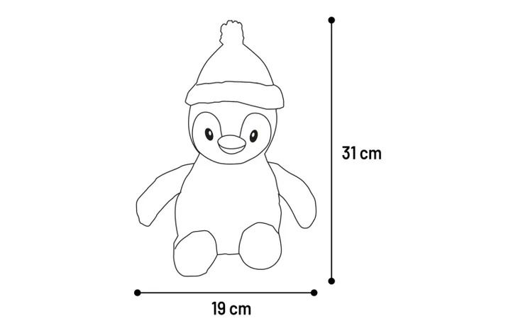 Flamingo Swetta Squeaky Christmas Dog Toy -