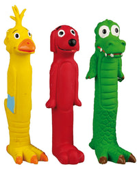 Thumbnail for Flamingo Dummie Latex Assortment Dog Toy - S