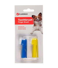 Thumbnail for Flamingo Finger Toothbrush Set -