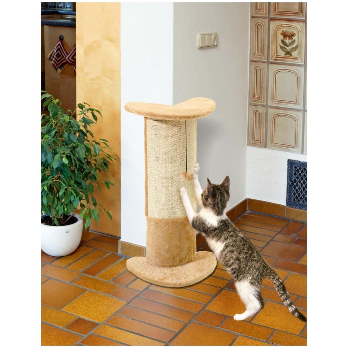 Flamingo Basic Line Santo Cat Scratching Board - Beige
