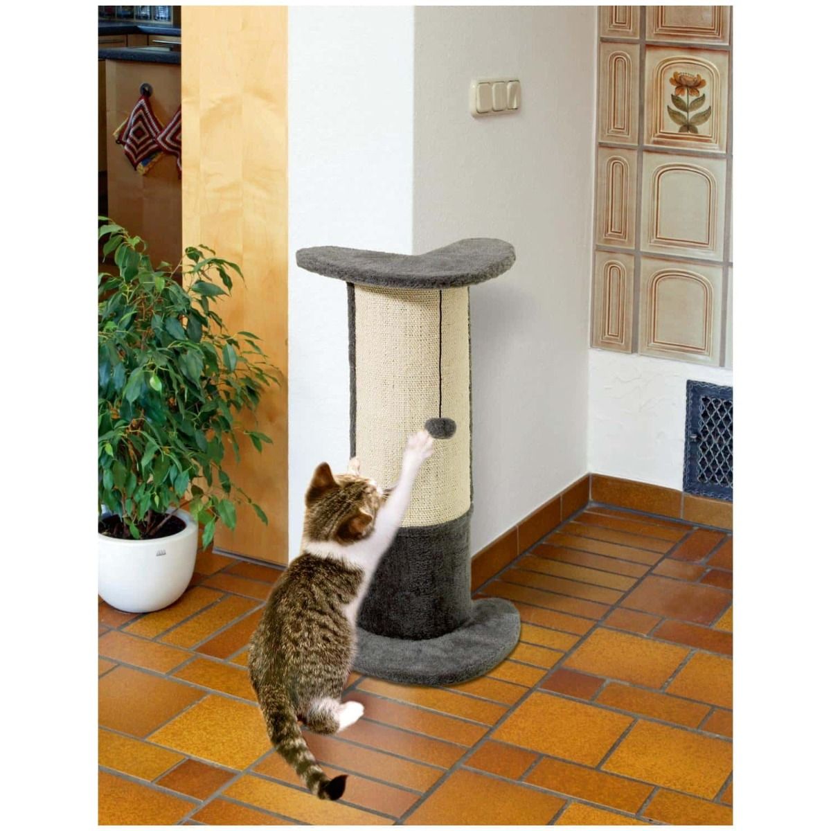 Flamingo Basic Line Santo Cat Scratching Board - GREY