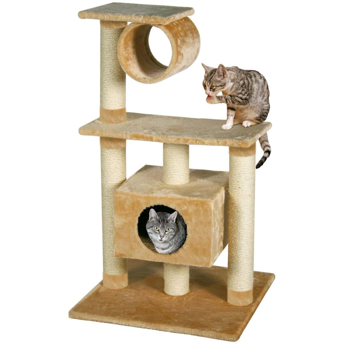 Flamingo Teide Cat Scratching Post - BEIGE