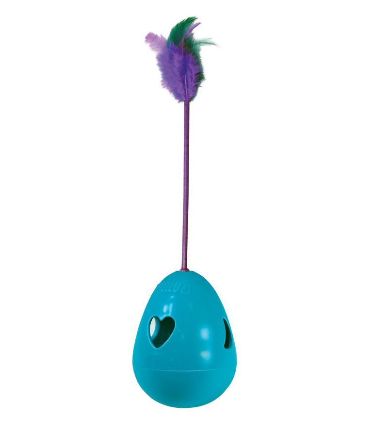 Kong Infused Tippin Treat Fun Play Cat Toy -