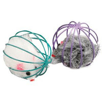 Thumbnail for Flamingo Marpy Ball Wire with Mouse Cat Toy - OS