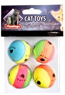 Thumbnail for Flamingo Small Balls Cat Toy 4pcs - OS