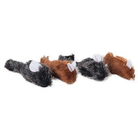 Thumbnail for Flamingo Frank Mouse Brown/Black Plush Cat Toy 5cm - 5CM