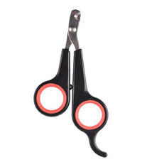 Thumbnail for Flamingo Groo'Me Cat Nail Scissors Black/Red -