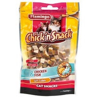 Thumbnail for Flamingo Chick'n Snack Chicken & Fish Cat Treats - 85G