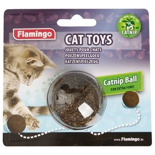 Flamingo Catnip Ball Cat Toy - OS