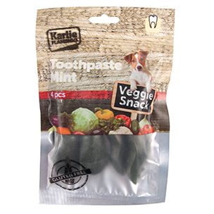 Flamingo Veggie Toothpaste Mint Dog Treats 4pcs - 10CM