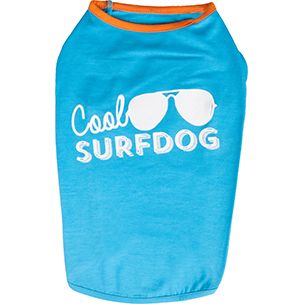 Flamingo Cool Surfdog T-Shirt  - 30CM