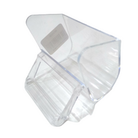 Duvo External Feeder Fits Cage Front Holder - 8x6.5x7 cm