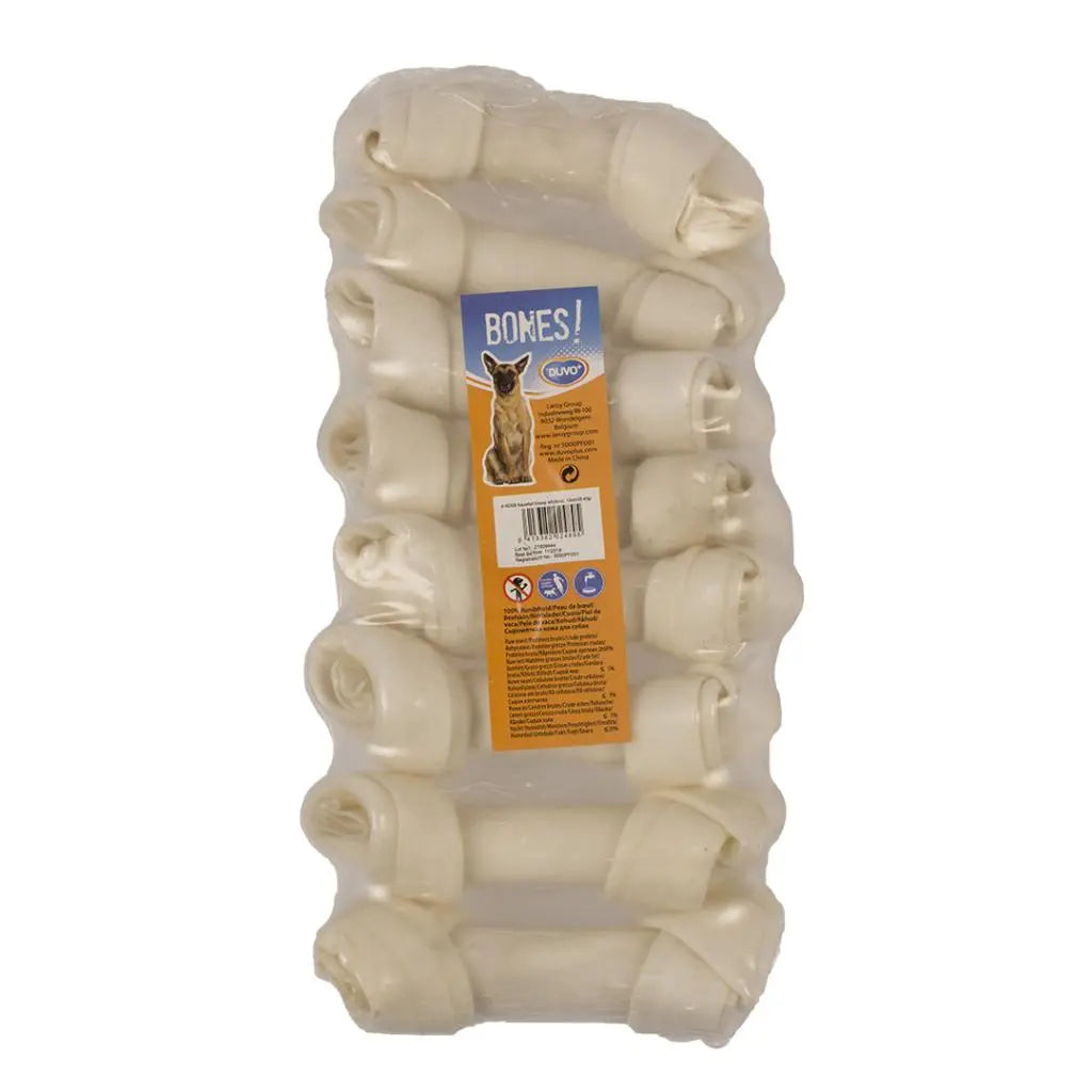 Duvo Knotted Bone White - 8pcs,13cm[Length - 13cm]
