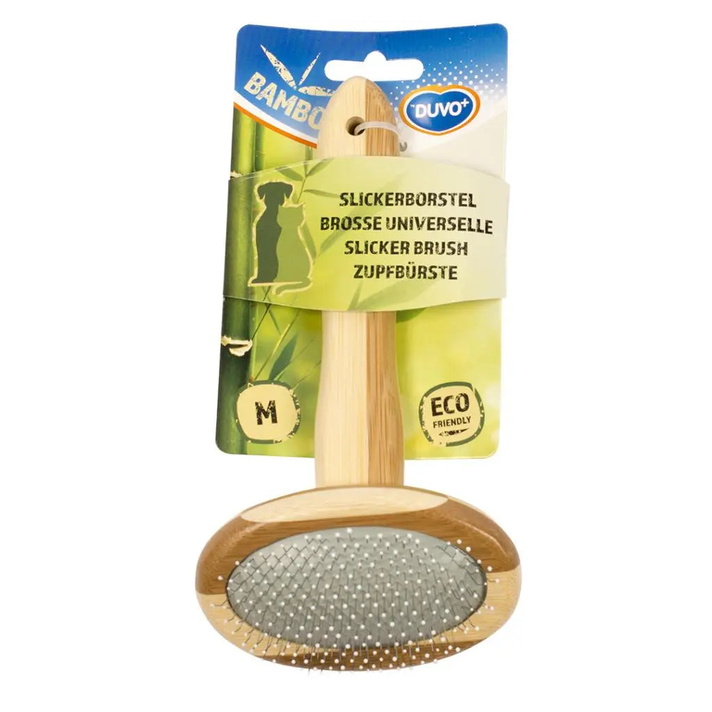 DUVO Bamboo Slicker Brush[Size - M]