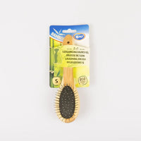 Duvo Bamboo 2 - in - 1 Grooming Brush[Size - S]