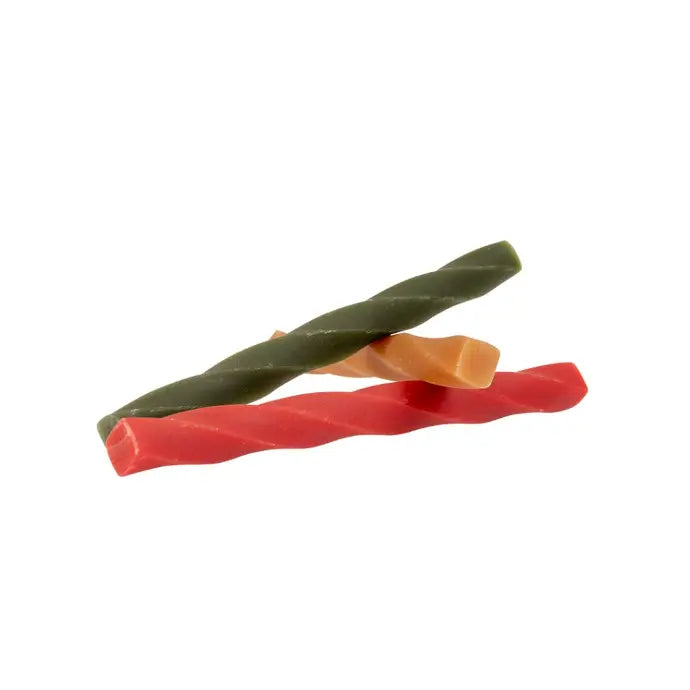 Duvo Garden Bites Dental Twisters Small Pouch 13cm - 28 Pcs Mix Colors
