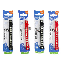 Duvo Cat Collar Nylon Mixed Colors 20 - 30cm / 10mm[Texture - Paws]