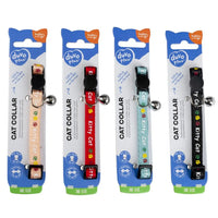 Duvo Cat Collar Kitty Cat Nylon Mixed Colors 20 - 30cm / 10mm[Dimension - 20-30cm x 10mm]