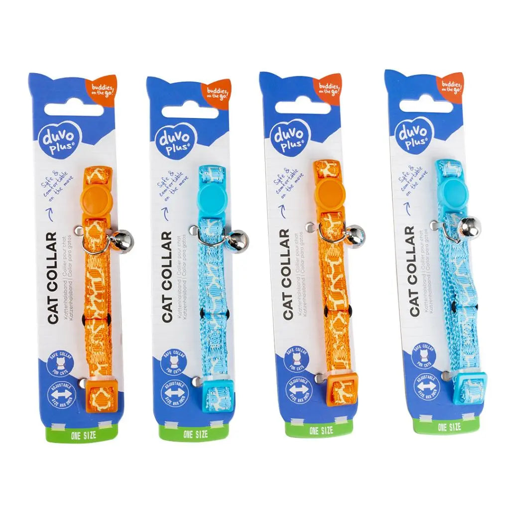 Duvo Cat Collar Nylon Mixed Colors 20 - 30cm / 10mm[Texture - Python]