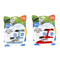 Duvo Kitten Walking Set Uni Mixed Colors 15 - 25cm / 8mm - 125cm[Dimension - 15-25cm x 125cm x 8mm]