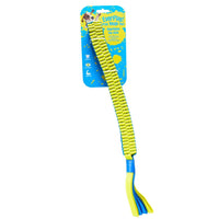 Duvo Supa' Nylon Tug Stick S - 30 x 30cm - Blue / Yellow[Dimension - 30 x 30cm]