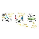 Duvo+ Cat Grass Kit - 70g - 17,5x13x3cm