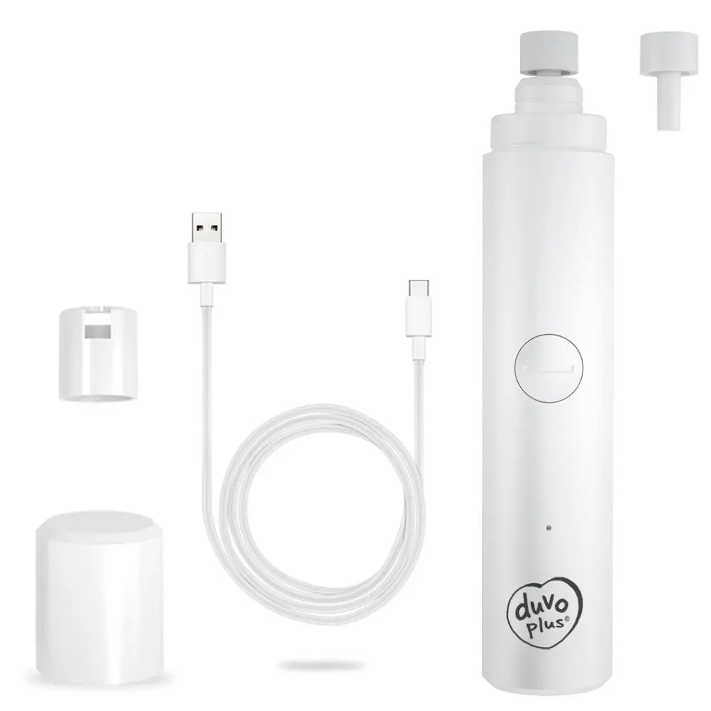 Duvo+ Electric Nail Grinder 14,65x2,8x2,8cm White