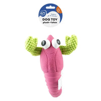 Duvo+ Plush & Latex Lobster 24x18.5x6.5cm purple/green