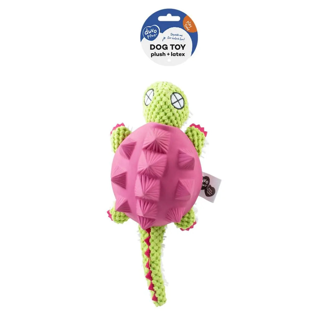 Duvo+ Plush & Latex Armadillo 34x14x8.5cm purple/green