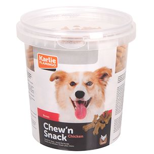 Flamingo Chew'n Snack Chicken Bones Dog Treats 500g - 500g