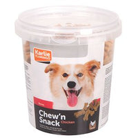 Thumbnail for Flamingo Chew'n Snack Chicken Bones Dog Treats 500g - 500g