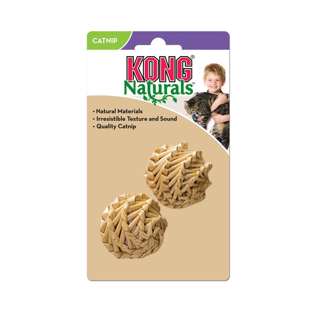 Kong Naturals Straw Ball Cat Toy -