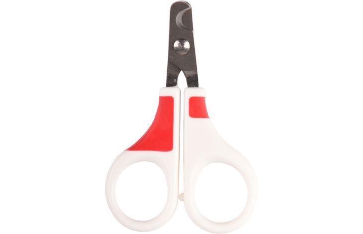 Flamingo Groo'Me Fausto Cat Nail Scissors White/Red -