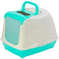 Thumbnail for Flamingo Loki Hawai Cat Litter Box - LIGHT BLUE MEDIUM