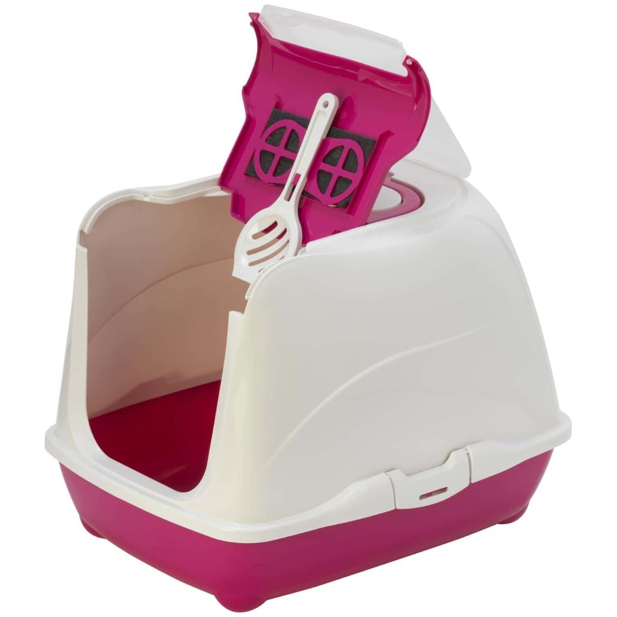 Flamingo Loki Hawai Cat Litter Box - LIME Medium